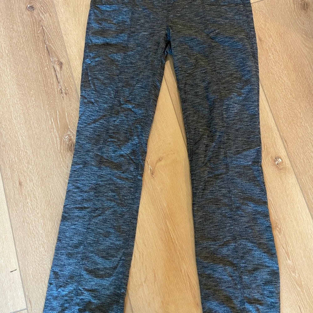Athleta Gray Straight leg Leggings